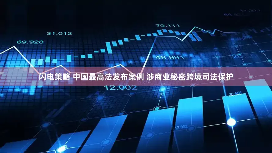 闪电策略 中国最高法发布案例 涉商业秘密跨境司法保护